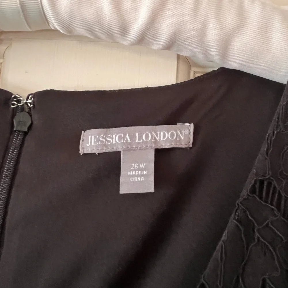 NWOT Jessica London Black Lace Dress - Picture 2 of 4